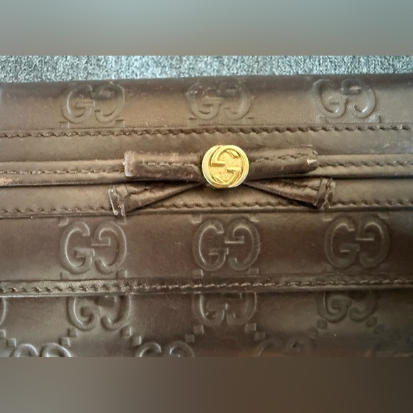 Gucci Brown Leather Wallet (Authentic) - Picture 2 of 6